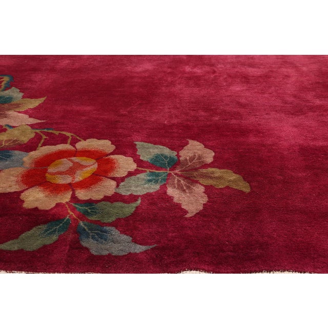 Antique Chinese Art Deco Rug, 08'09 X 11'06 For Sale In Dallas - Image 6 of 14