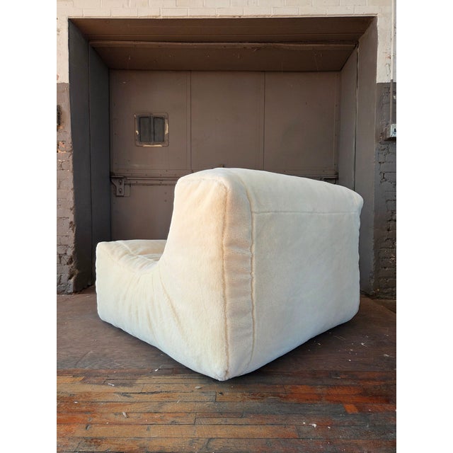 1980s Bespoke Vintage Giovanni Sforza Armless Chair or Loveseat For Sale - Image 9 of 12