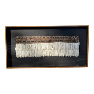 Framed Antique Andean Textile Fragment Collection For Sale