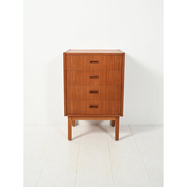 Scandinavian Rationalist Chest of Drawers in Mahogany, 1960s For Sale - Image 11 of 11