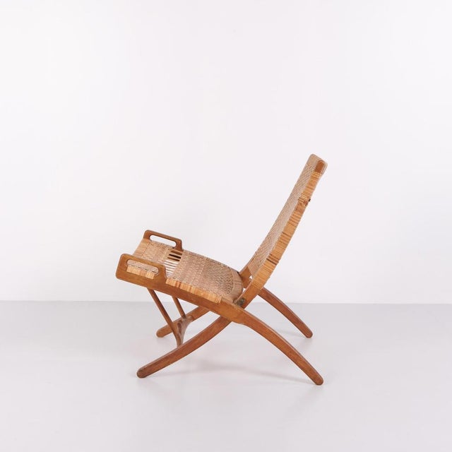 JH 512 The Fireplace Chair in Oak from Hans J. Wegner, 1950s For Sale - Image 6 of 13