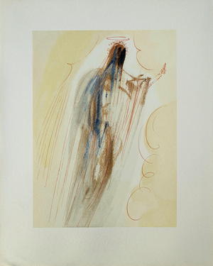Salvador Dali, La création des anges, Etching