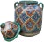 Ceramic Ceramic Vase W/ Arabesque Design For Sale - Image 7 of 11