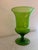1960s Mid-Century Modern Italian Green Art Glass Medici Pedestal Vase from Empoli, 1960s For Sale - Image 5 of 9