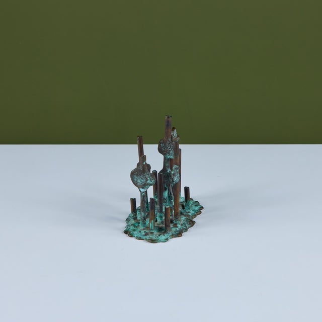 Metal Klaus Ihlenfeld Abstract Bronze Sculpture For Sale - Image 7 of 12