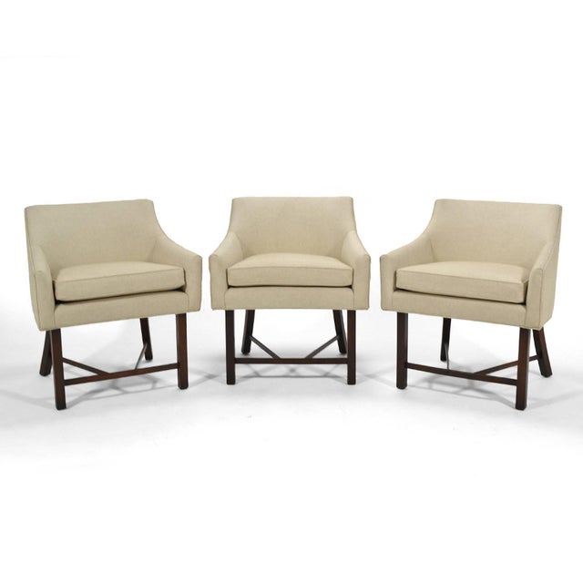 Mid-Century Modern Harvey Probber Armchairs (Set of Three) For Sale - Image 3 of 9