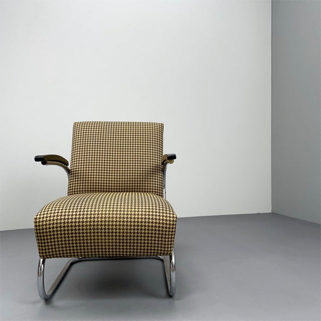 1930s Vintage Steel Tube Cantilever Chair, 1930s For Sale - Image 5 of 13