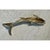 Metal Vintage Golden Fish Brooch For Sale - Image 7 of 12
