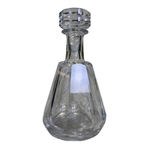 Mid 20th Century Mid-Century Modern Baccarat Talleyrand Cut Crystal Liquor Decanter With Stopper - Signed