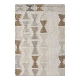 Muted Scandinavian Kilim Rug by Celerie Kemble for Chairish, 2'6"x8' For Sale