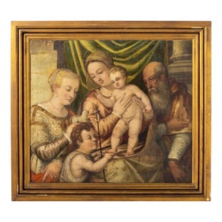Flemish School Artist, Artist, Figurative Scene, 17th Century, Oil on Canvas, Framed For Sale