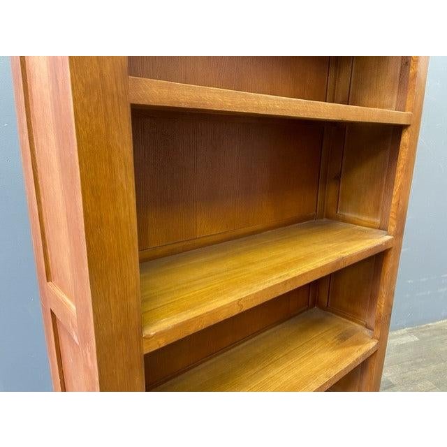 Mission Open Shelf Bookcase - Walnut For Sale - Image 4 of 14