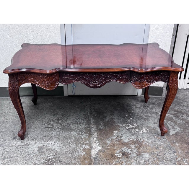 Vintage Renaissance Revival Rococo Style Desk For Sale In San Francisco - Image 6 of 12