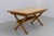 Brutalist Danish Oak Extendable Dining Table attributed to Henning Kjærnulf, 1960s For Sale - Image 4 of 18