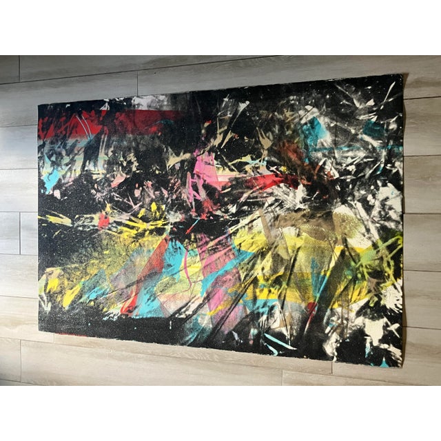 Rupert Jasen Smith Large Original Screenprint Augmented With Diamond Dust, Signed, #7/25, 1981 For Sale - Image 4 of 14