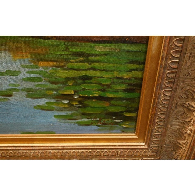 French Artist, Impressionist Landscape, 1980s, Oil Painting, Framed For Sale - Image 6 of 9