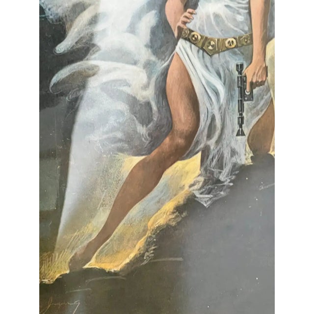 Glass Star Wars "A New Hope" 1977 Original Poster by Tom Jung, 20th Century Fox 1977 For Sale - Image 7 of 14