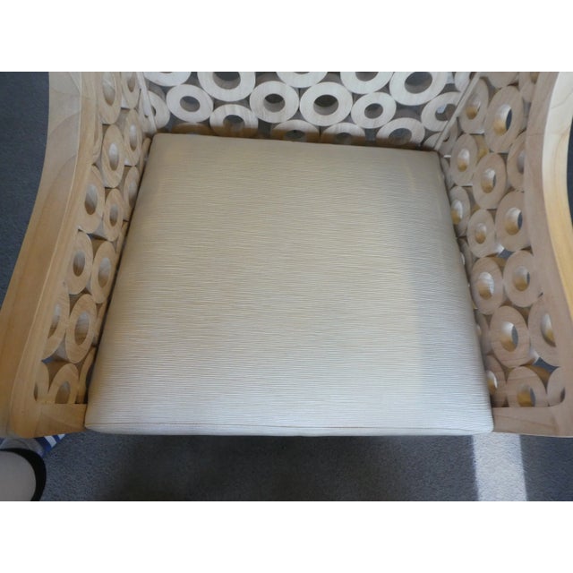 -Contemporary Donut Circle Lounge Chairs - a Pair For Sale - Image 9 of 11