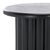 Spritely Home Monka Round End Table in Black For Sale - Image 4 of 7