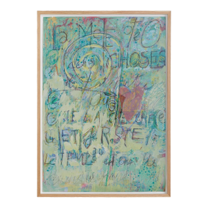 Angel Darisio, Mixed Media Painting on Paper No. 20, 20th Century