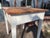 This charming antique table has been repainted by us; the surface has been sanded and oiled. Width: 78 cm Depth: 65.5 cm...