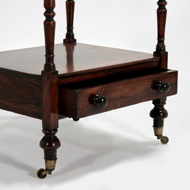 Antique British Colonial Four Tiered Stand or Etagere For Sale - Image 10 of 10