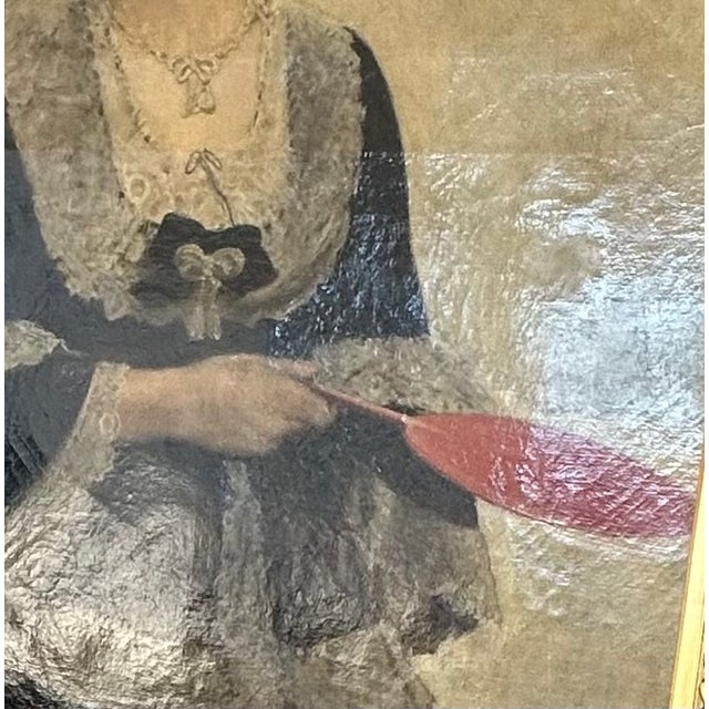 Enoch Seeman's "Portrait of a Lady From Boston" c.1730 For Sale - Image 4 of 4