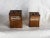 Mid-Century modern french coffee and sugar wooden canister Perfect to complete a bistro scenery. Coffee box : 5.12" high....