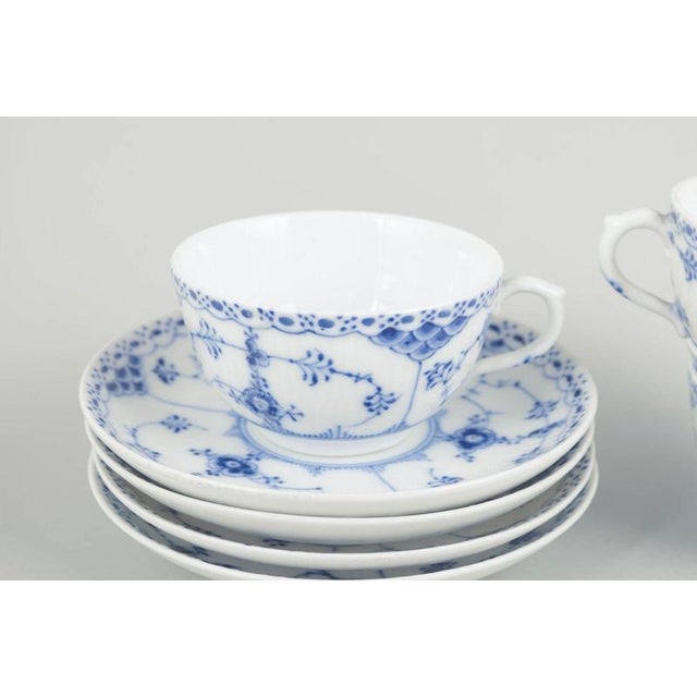 Coffee Cups with Saucers from Royal Copenhagen, Set of 8 For Sale - Image 3 of 5