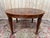 Louis XVI Extendable Oval Table Walnut and Burl Marquetry For Sale - Image 6 of 8