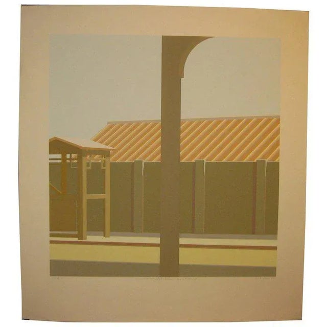 10am Elevated Entrance Upper Broadway Nyc New York City Subway Silkscreen by Saul Chase For Sale - Image 10 of 10