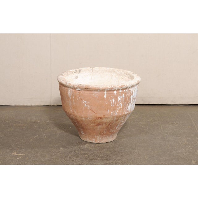 19th Century Spanish 19th C. Terracotta Rounded Planter For Sale - Image 5 of 10