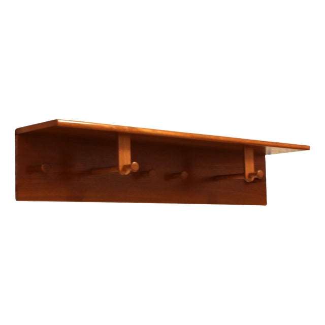 No. 208 Hat Shelf in Teak by Aksel Kjersgaard, Denmark, 1960s For Sale