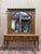 Louis XV Style Console Table and Mirror in Oak, 1950s For Sale - Image 9 of 9