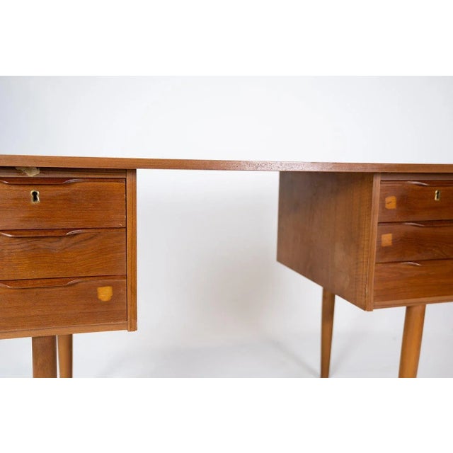 Danish Desk in Teak, 1960s For Sale - Image 4 of 7