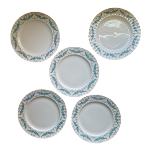 Vintage English Woods & Sons Ferncroft 10.5” Dinner Plates – Set of 5