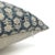 Modern Tulsi Buti Block Printed Pure Linen Throw Pillow Cover 24x24 Inch For Sale - Image 3 of 5