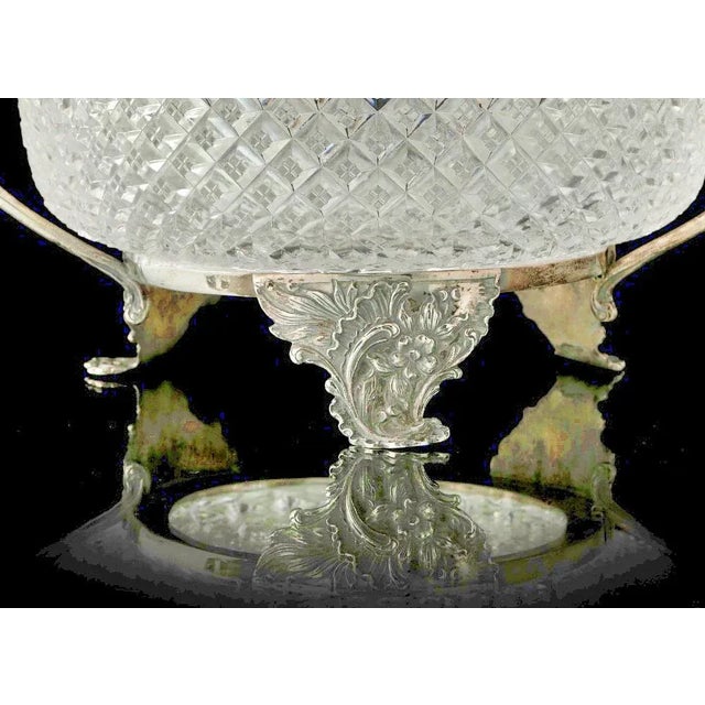 Baroque 19th Century French Fruit Board Table Center from Val St. Lambert For Sale - Image 3 of 6