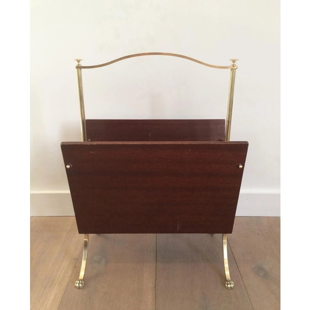 Maison Jansen, Magazine Rack with Claw Feet, Circa 1940 For Sale - Image 9 of 13