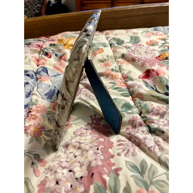 Vintage Pewter Picture Frame For Sale - Image 4 of 6