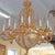1990s Italian Fbai Gold Gilt Bronze & Crystal 12 Light Louis XV Style Chandelier For Sale - Image 9 of 12