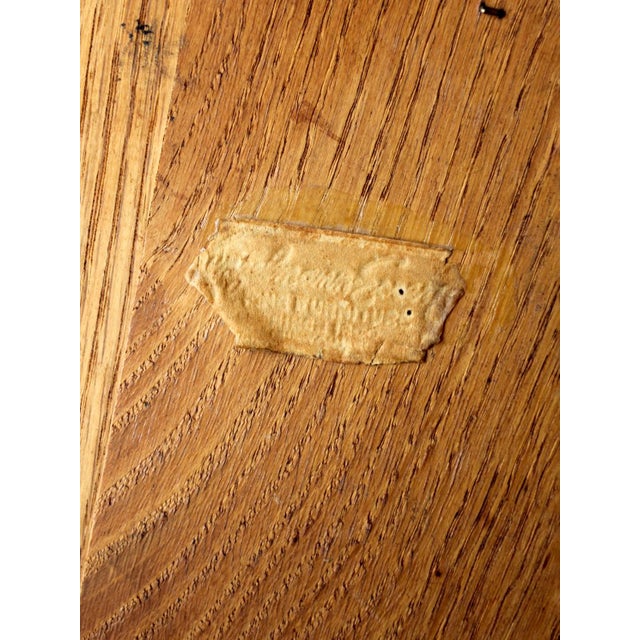 1940s American Rustic Oak Dining Chairs | For Sale - Image 12 of 18