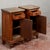 A pair of antique nightstands dating from the late 19th century in the Umbertine style, characterized by harmonious...