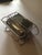1970s Art Deco Style Chrome Caboose Wine Bottle Trolly For Sale - Image 10 of 11