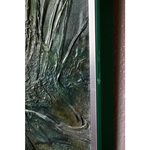 1980s Michal Bajsarowicz, Abstract Composition: Zakopane, 1988, Oil and Mixed Media Painting For Sale - Image 5 of 11