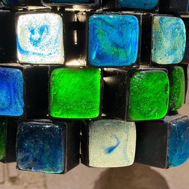 Pendant Light Brutalist Hand Crafted Mexico Felipe Delfinger Feders Mid Century Modern For Sale - Image 13 of 17