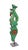 Contemporary Monumental Early 20th Century Indian Hand-Carved Peacock Architectural Corbel on Iron Gallery Stand For Sale - Image 3 of 4