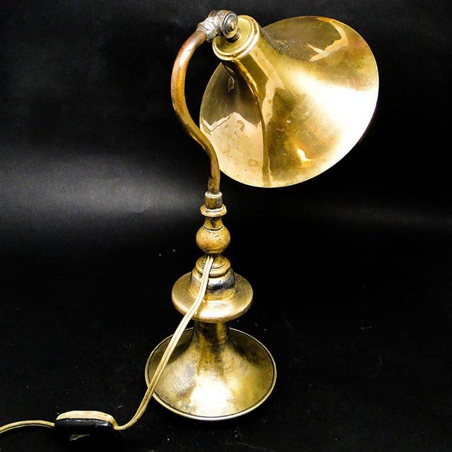 1930s Art Deco Industrial Table Lamp, Germany, 1930s For Sale - Image 5 of 12