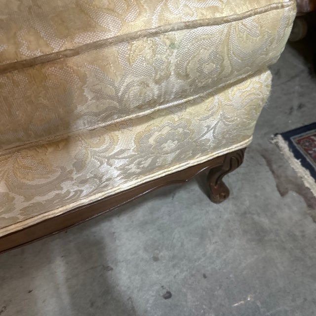 Vintage Extra Long Sofa, Amazing Bones/Needs Upholstery For Sale - Image 4 of 11