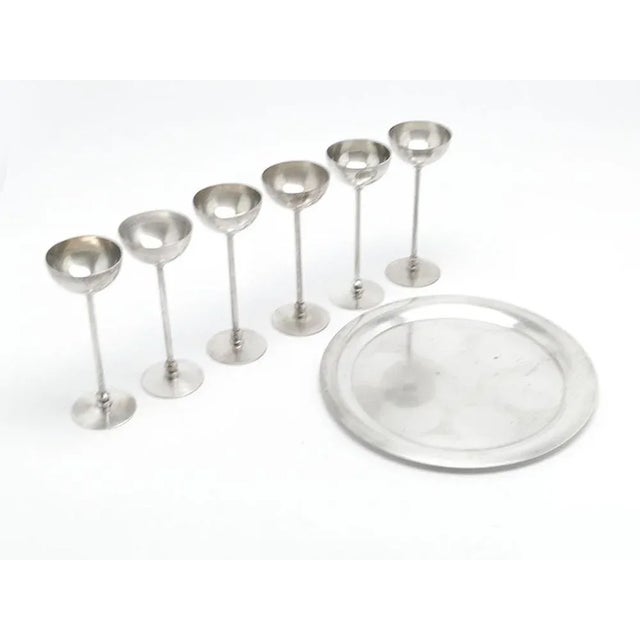 Vintage Polish Liquor Set from Imago Artis, 1970s, Set of 7 For Sale - Image 9 of 18